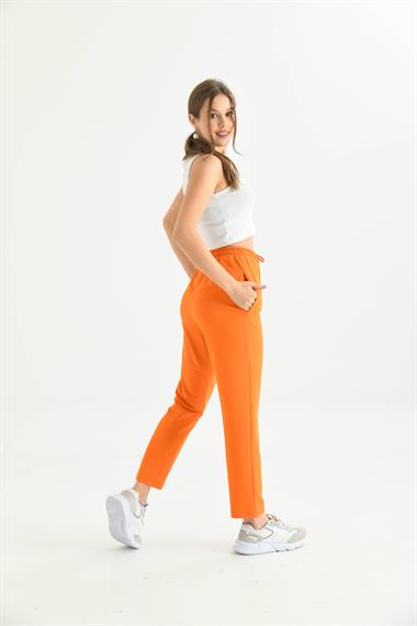 Firoy Kadın İki İp Pantolon  Orange