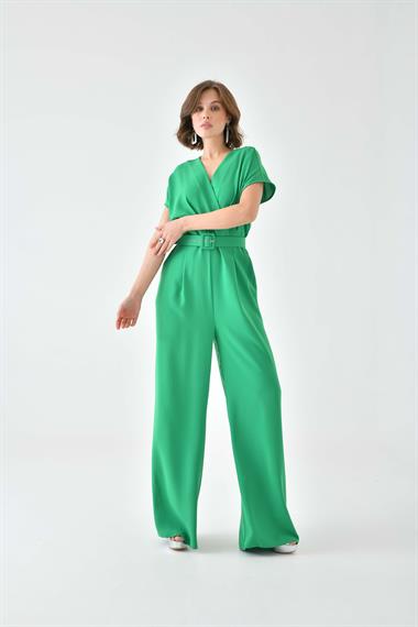 Firoy Kadın Kemerli Tulum  Benetton