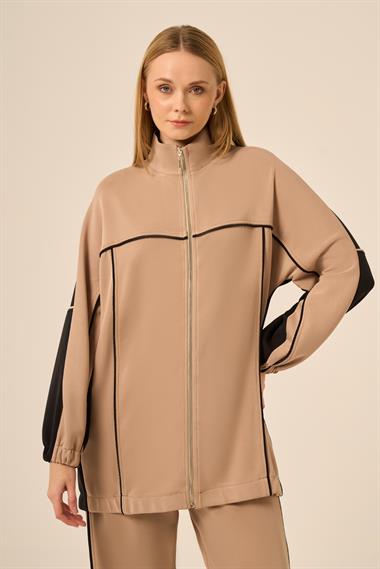 Firoy Kadın Modal İkili Takım  Beige
