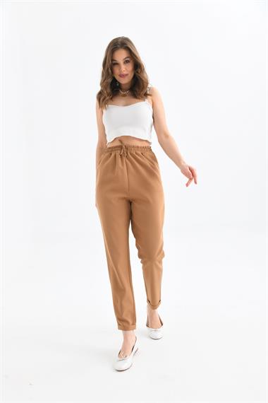 Firoy Kadın Pantolon  Camel