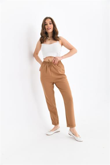 Firoy Kadın Pantolon  Camel