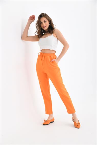 Firoy Kadın Pantolon  Orange