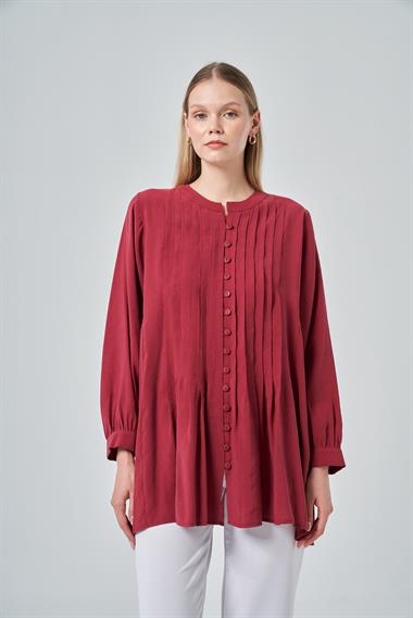 Firoy Kadın Tunik  Bordo