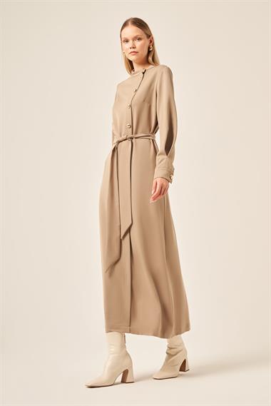 Firoy KADIN ZEUS ELBİSE  Beige