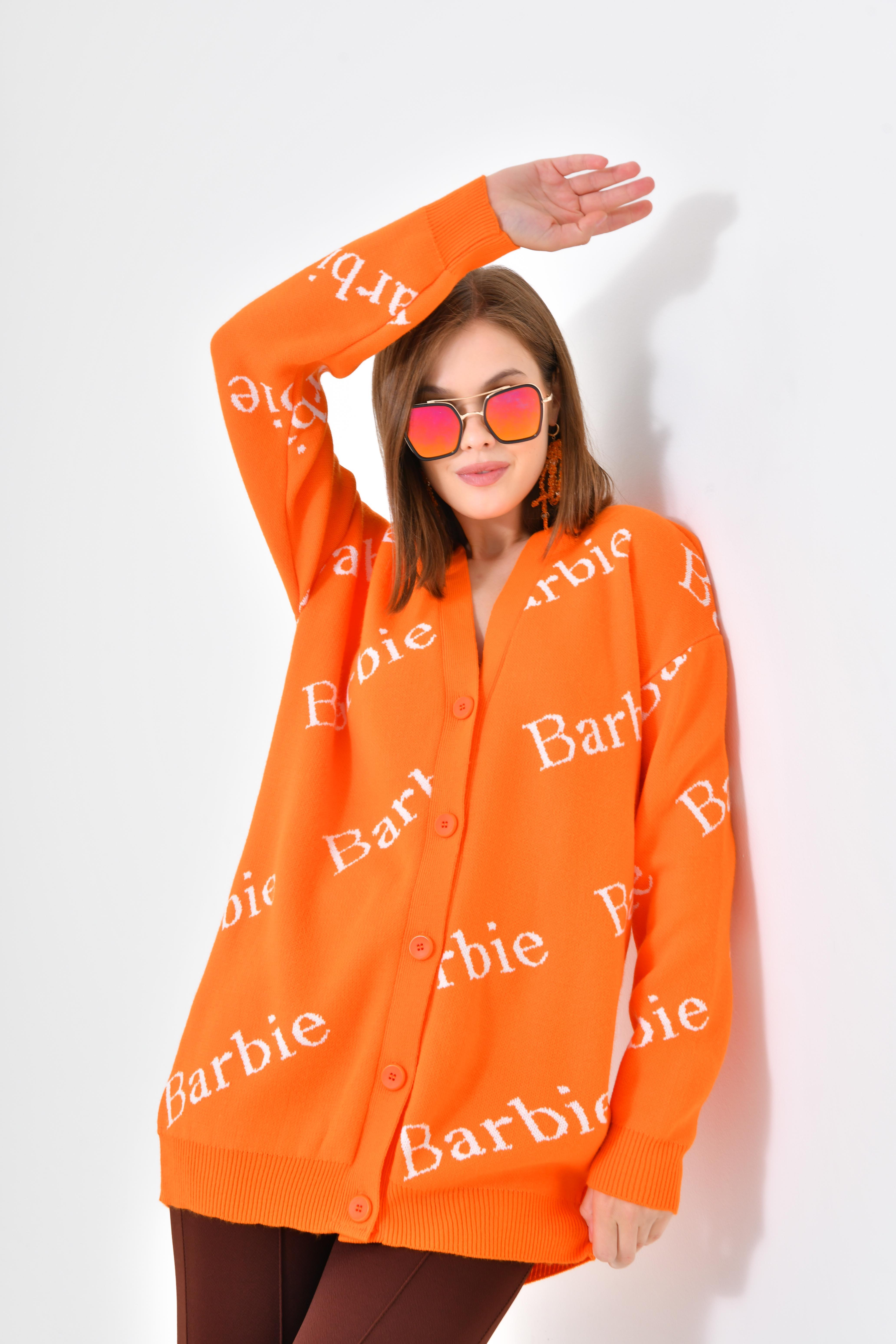 Firoy Kadın  Barbie Hırka  Orange