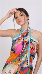 140x140cm Cotton Pareo Pink