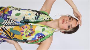 140x140cm Cotton Pareo Green