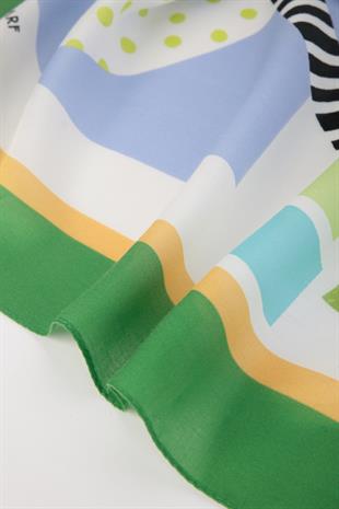 140x140cm Cotton Pareo Green