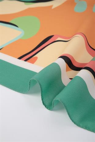 140x140cm Cotton Pareo Green