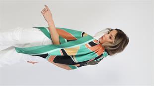 140x140cm Cotton Pareo Green