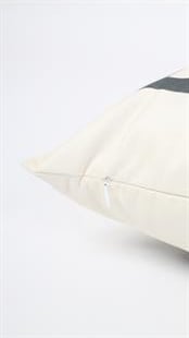 Ağaç Desenli Krem Süet Yastık /Kırlent Kılıfı 48x48 cm