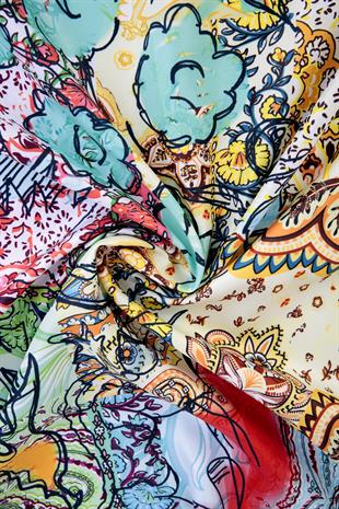 Aisa Twill Scarf Powder