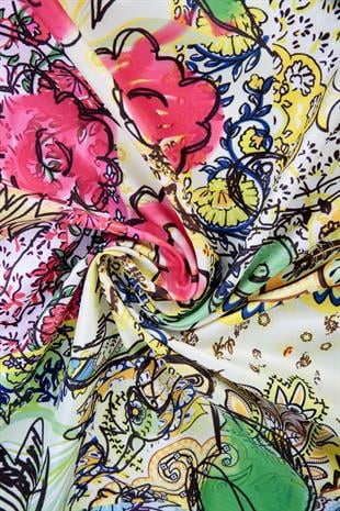 Aisa Twill Scarf Green