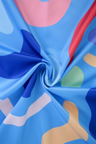 Aldina Twill Scarf Blue