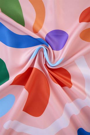 Aldina Twill Scarf Orange