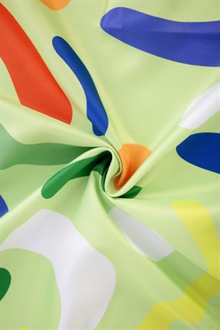 Aldina Twill Scarf Green