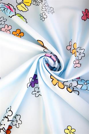 Alin Twill Scarf Blue