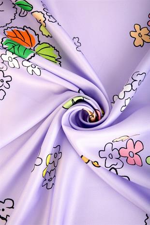 Alin Twill Scarf Purple