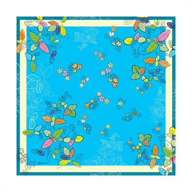 Alin Twill Scarf Turquiose