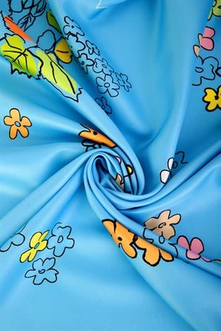 Alin Twill Scarf Turquiose