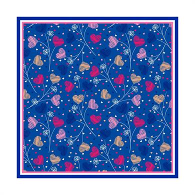 APurplee Twill Scarf Blue