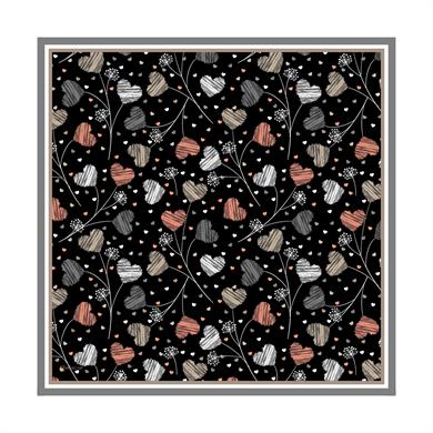 APurplee Twill Scarf Black