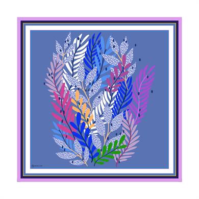 Atene Twill Scarf Indigo