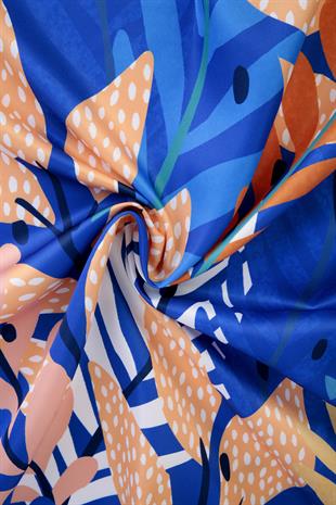 Atene Twill Scarf Blue