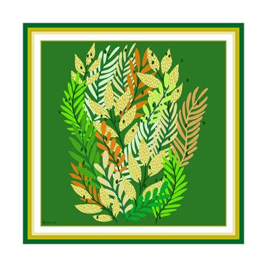 Atene Twill Scarf Green