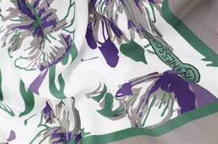 Bahar Desenli Vizon Pamuklu Şal