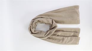 Bawal Düz Renk Bej Şal 70x190