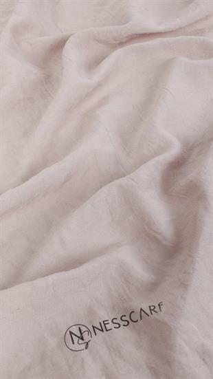 Bawal Düz Renk Bej Şal 70x190