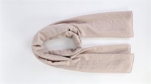 Bawal Düz Renk Bej Şal 70x190