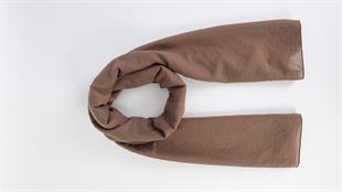 Bawal Düz Renk Kahverengi Şal 70x190