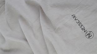 Bawal Düz Renk Krem Şal 70x190