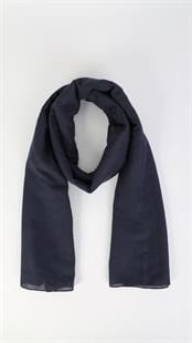 Bawal Düz Renk Lacivert Şal 70x190