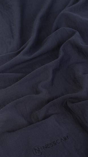 Bawal Düz Renk Lacivert Şal 70x190