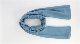 Bawal Düz Renk Mavi Şal 70x190