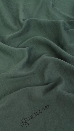 Bawal Düz Renk Yeşil Şal 70x190