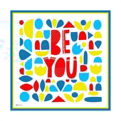 Bee You Twill Scarf Beyaz