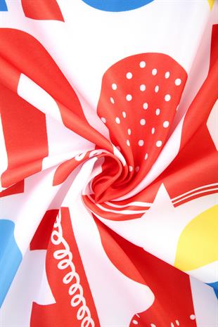 Bee You Twill Scarf Beyaz