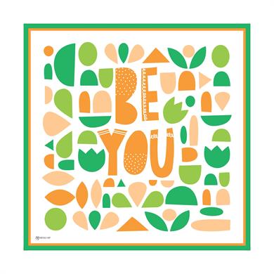 Bee You Twill Scarf Beyaz