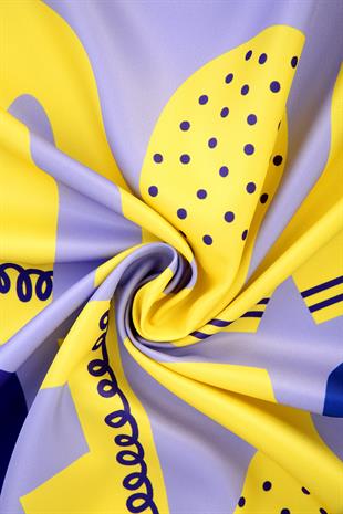 Bee You Twill Scarf Purple