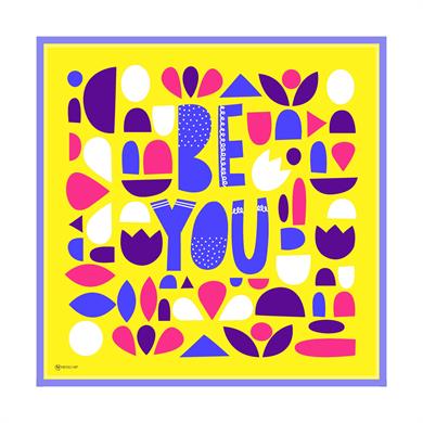 Bee You Twill Scarf Yellow