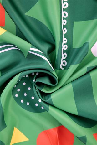 Bee You Twill Scarf Green