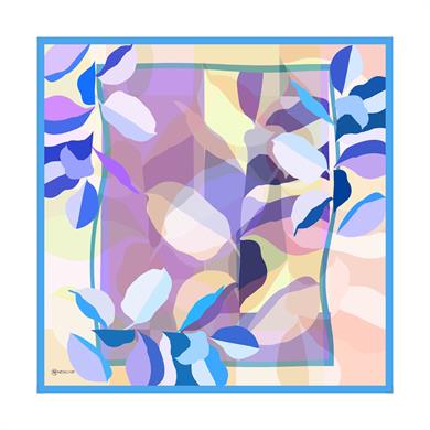 Belinda Twill Scarf Blue