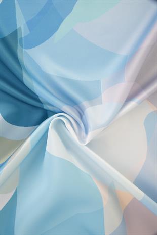 Belinda Twill Scarf Blue