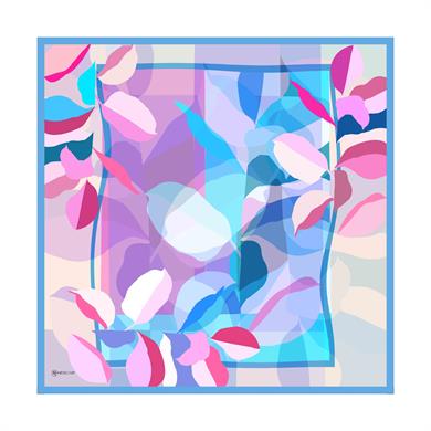 Belinda Twill Scarf Blue