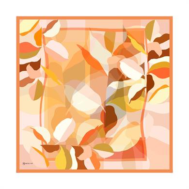 Belinda Twill Scarf Orange