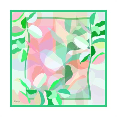 Belinda Twill Scarf Green